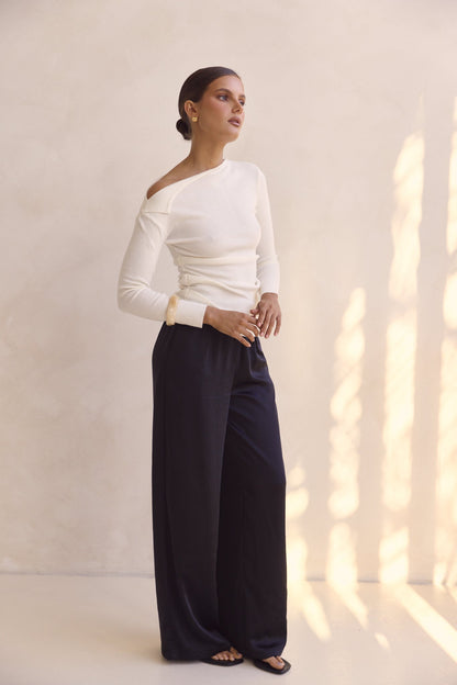 Tanya Knit Top (Cream)