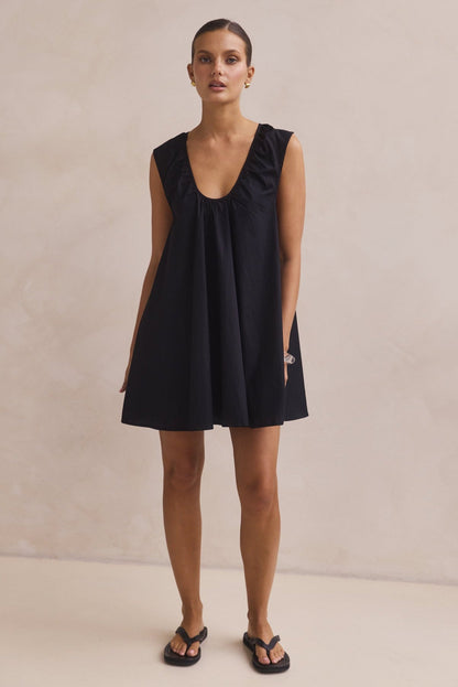 Helena Mini Dress (Black)