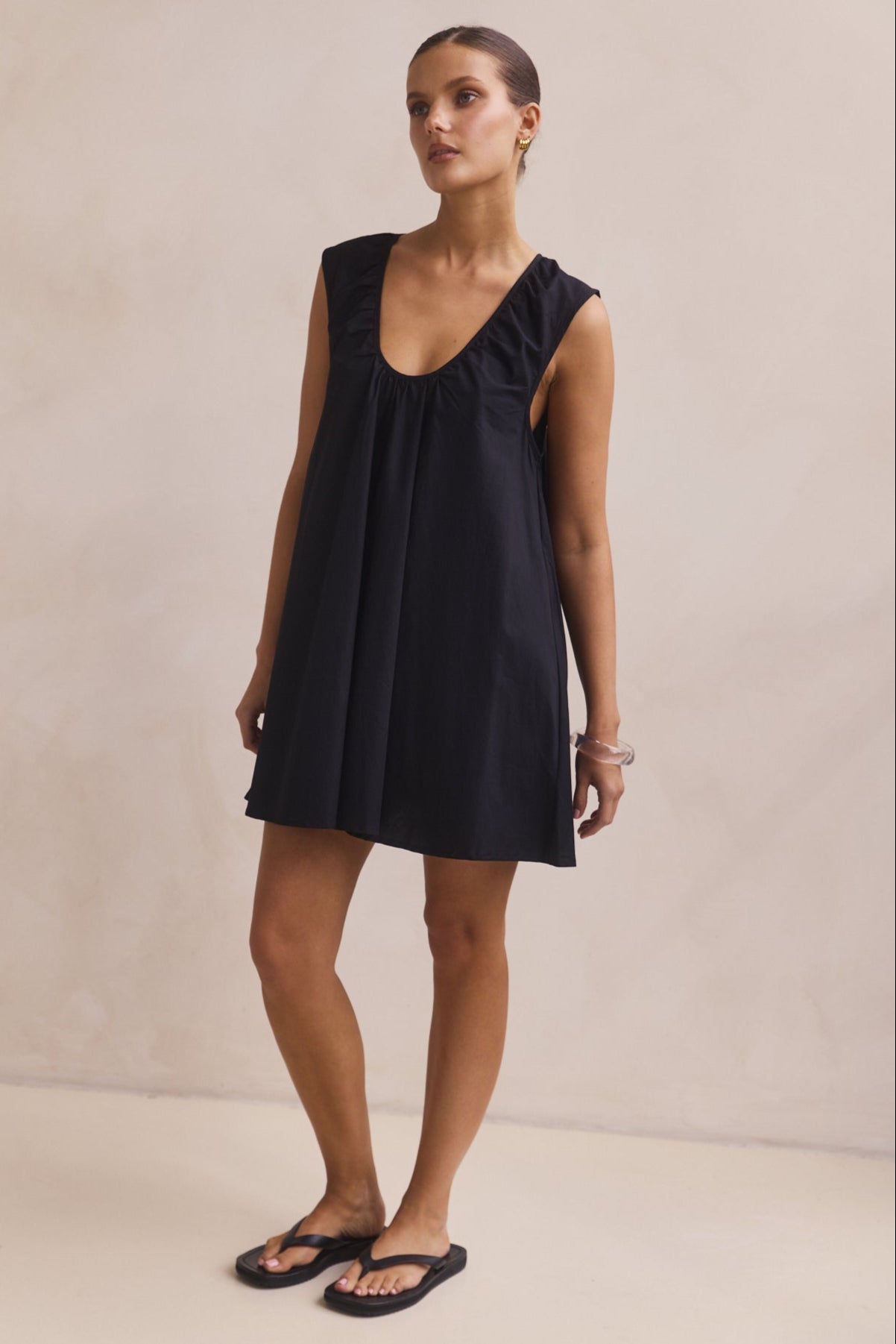 Helena Mini Dress (Black)