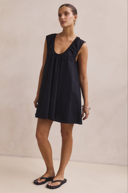 Helena Mini Dress (Black)