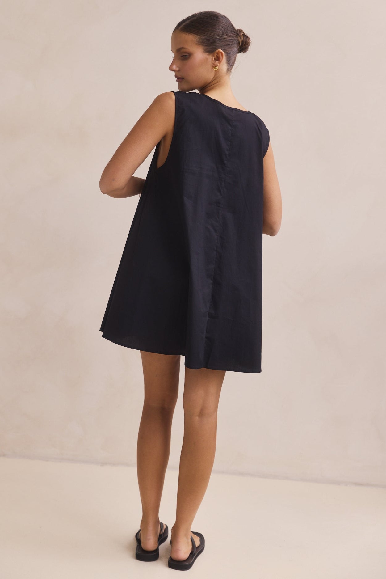 Helena Mini Dress (Black)